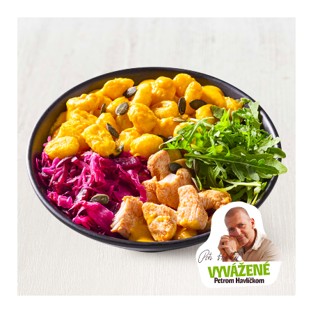 Curry protei bowl kuře Havlíček