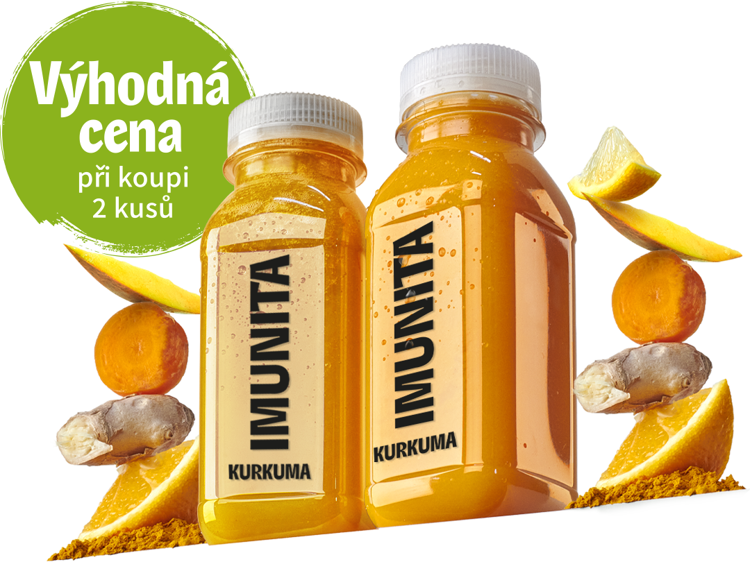 Supershots 2x funkční drink Imunita s kurkumou za lepší cenu
